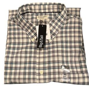 St. John's Bay Casual Button Down Shirt NWT 3XLT